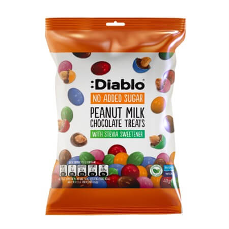 Läs mer om Diablo Peanut Milk Chocolate Treats 40g