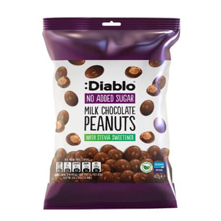 Läs mer om Diablo Milk Chocolate Peanuts 40g