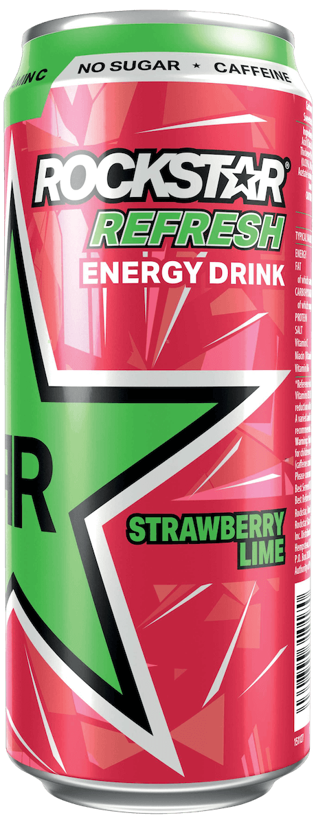 Rockstar Refresh - Strawberry Lime 50cl x 12st Coopers Candy