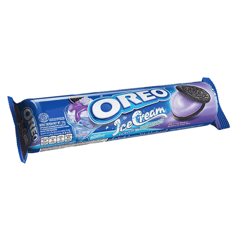 Läs mer om Oreo Ice Creme Blueberry Rulle 119.6g