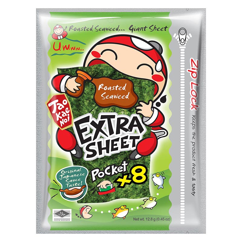 Tao Kae Noi Rostade Sjögräschips Extra Sheet 12.8g