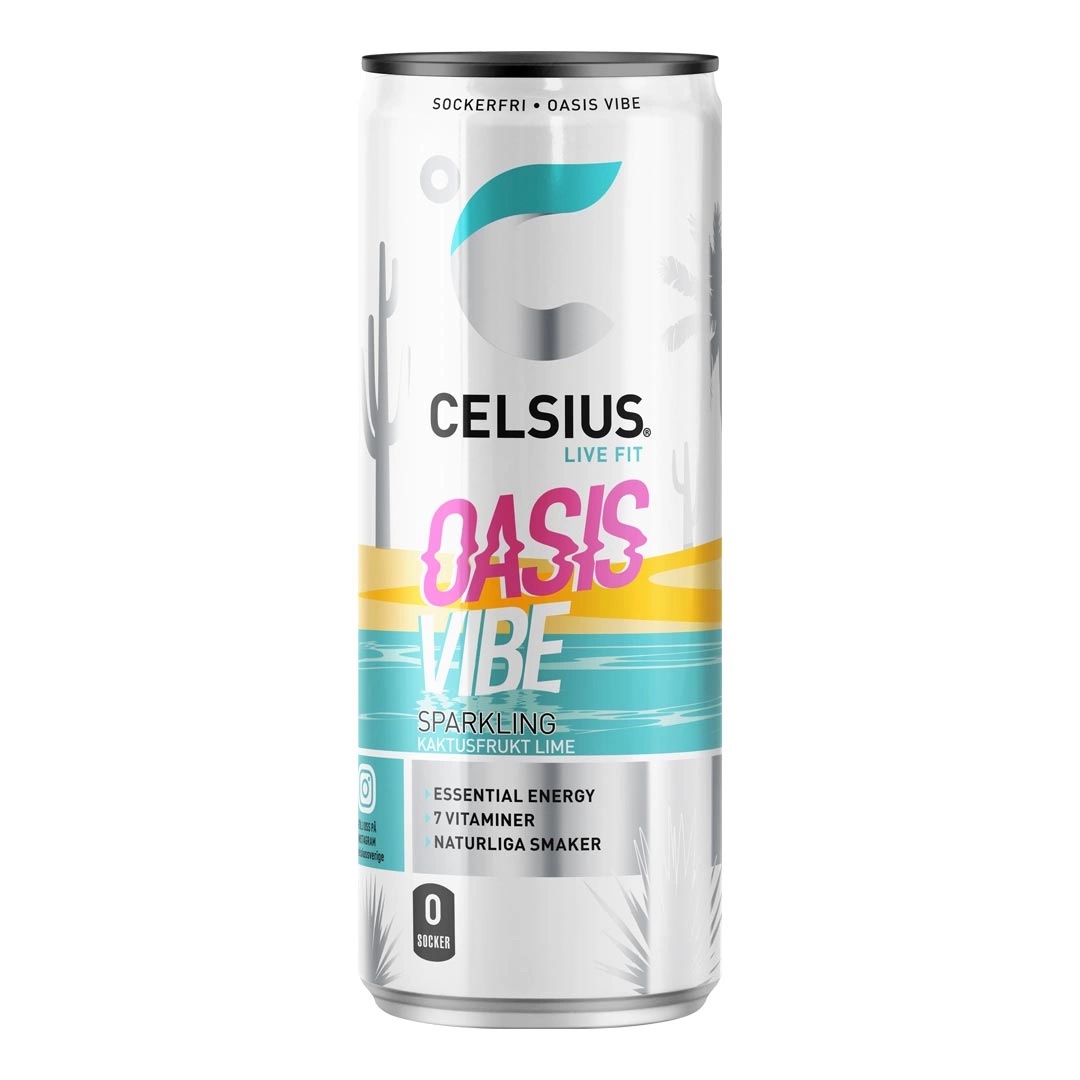 Läs mer om Celsius Oasis Vibe 355ml