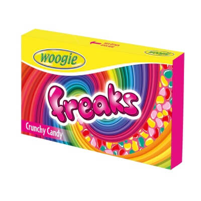 Läs mer om Woogie Freaks Crunchy Candy 150g