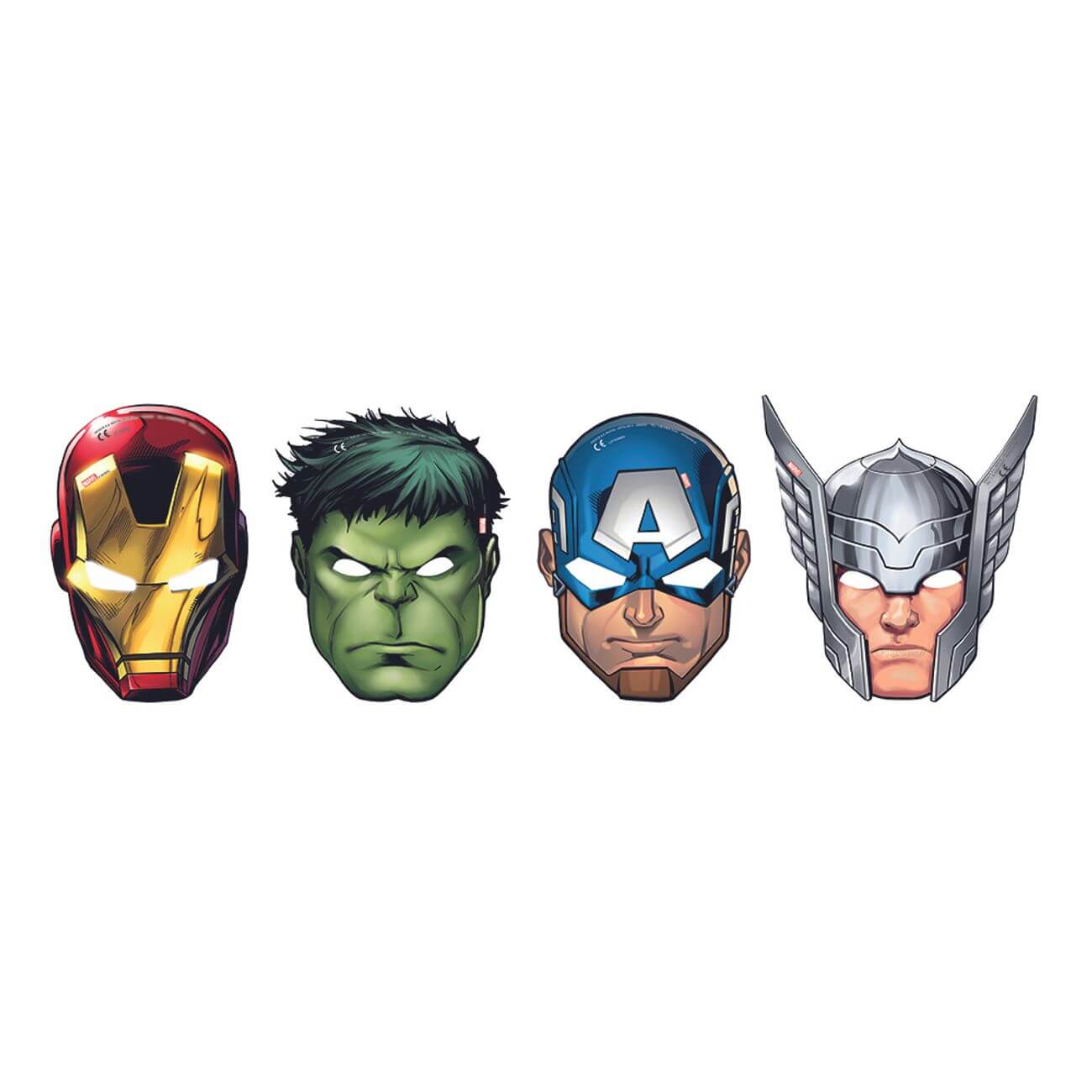 Läs mer om Ansiktsmasker Avengers 6-pack