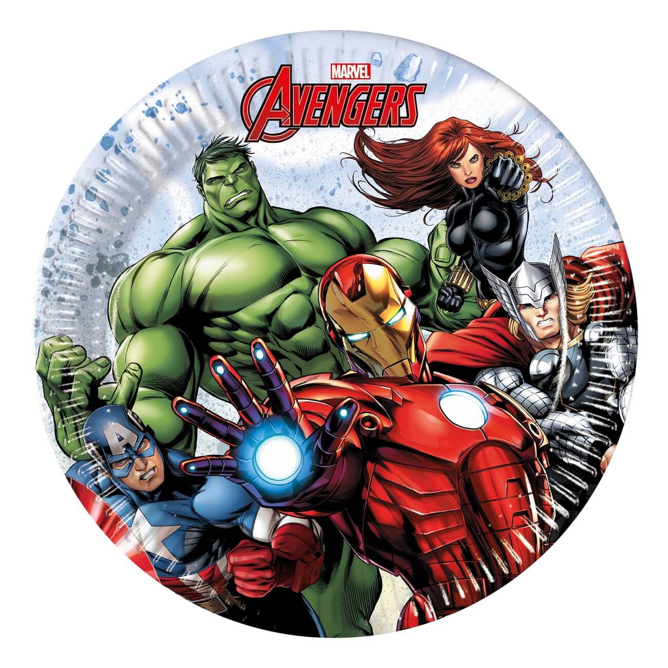 Läs mer om Pappersassietter Avengers Infinity Stones 8-pack
