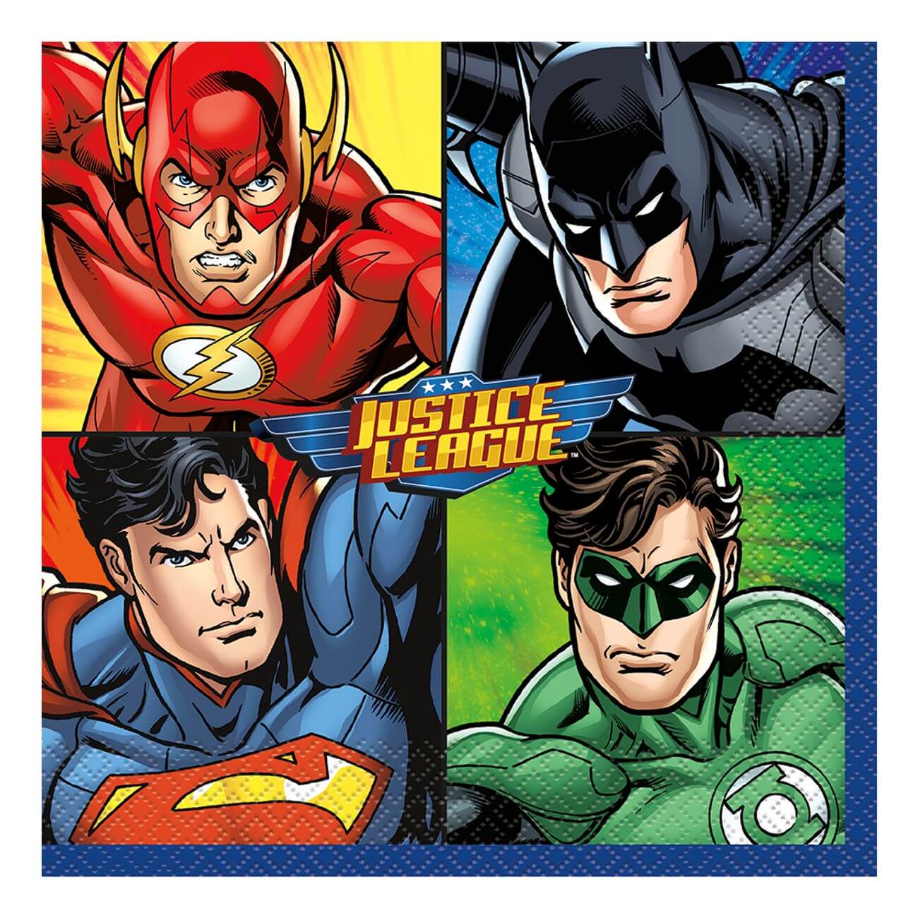 Läs mer om Servetter Justice League 16-pack