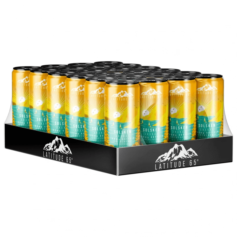 Läs mer om Latitude 65 Solsken - Ananas 33cl x 24st