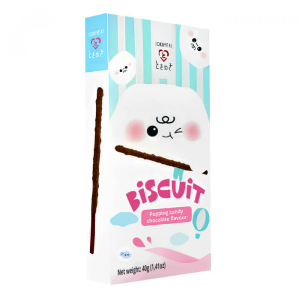 Tokimeki Biscuit Stick - Popping Candy 40g