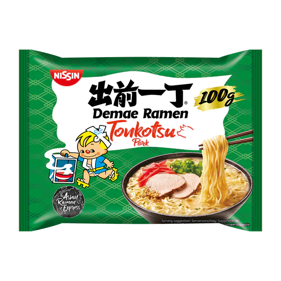 Läs mer om Nissin Demae Ramen Tonkotsu Flavour 100g