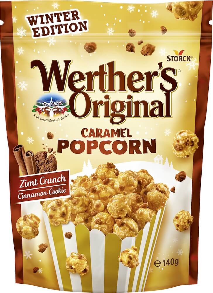 Läs mer om Werthers Caramel Popcorn Cinnamon Cookie 140g