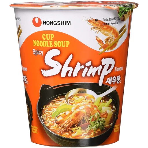 Nongshim Noodles Shrimp Flavour Cup 67g