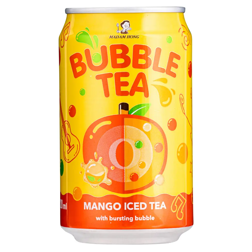 Läs mer om Madam Hong - Bubble Tea Mango 315ml