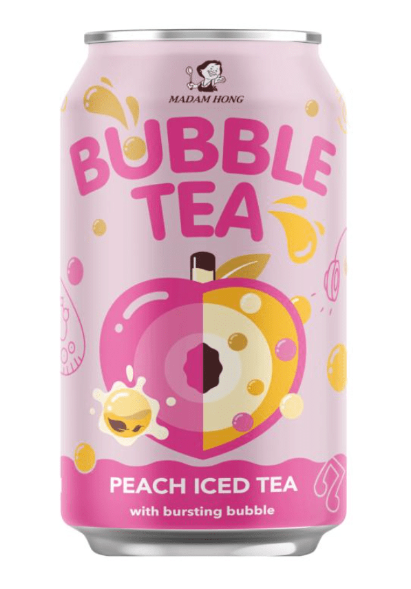 Madam Hong - Bubble Tea Peach 315ml