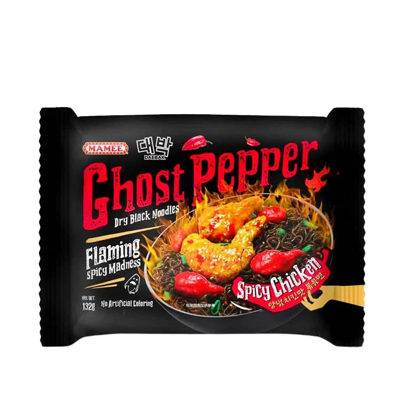 Läs mer om Daebak Noodle Ghost Pepper Spicy Chicken 131g