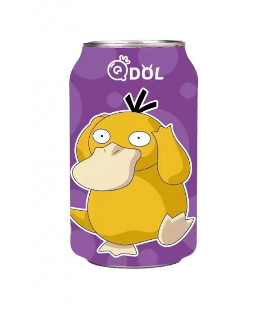 Läs mer om Qdol Pokemon Läsk - Psyduck Grape 33cl