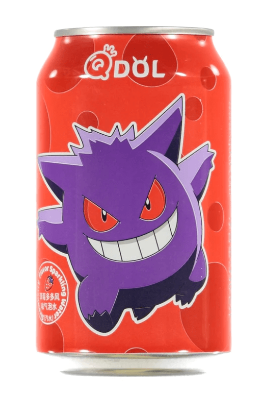 Läs mer om Qdol Pokemon Läsk - Gengar Jordgubb 33cl