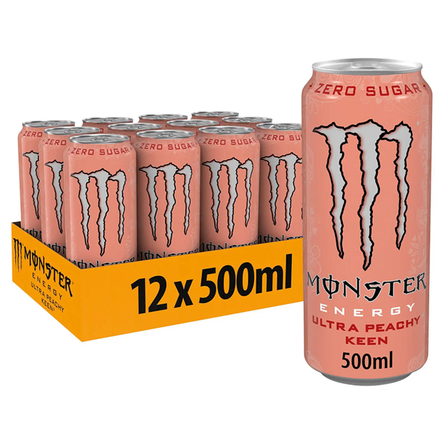 Läs mer om Monster Energy Ultra Peachy Keen 500ml x 12st