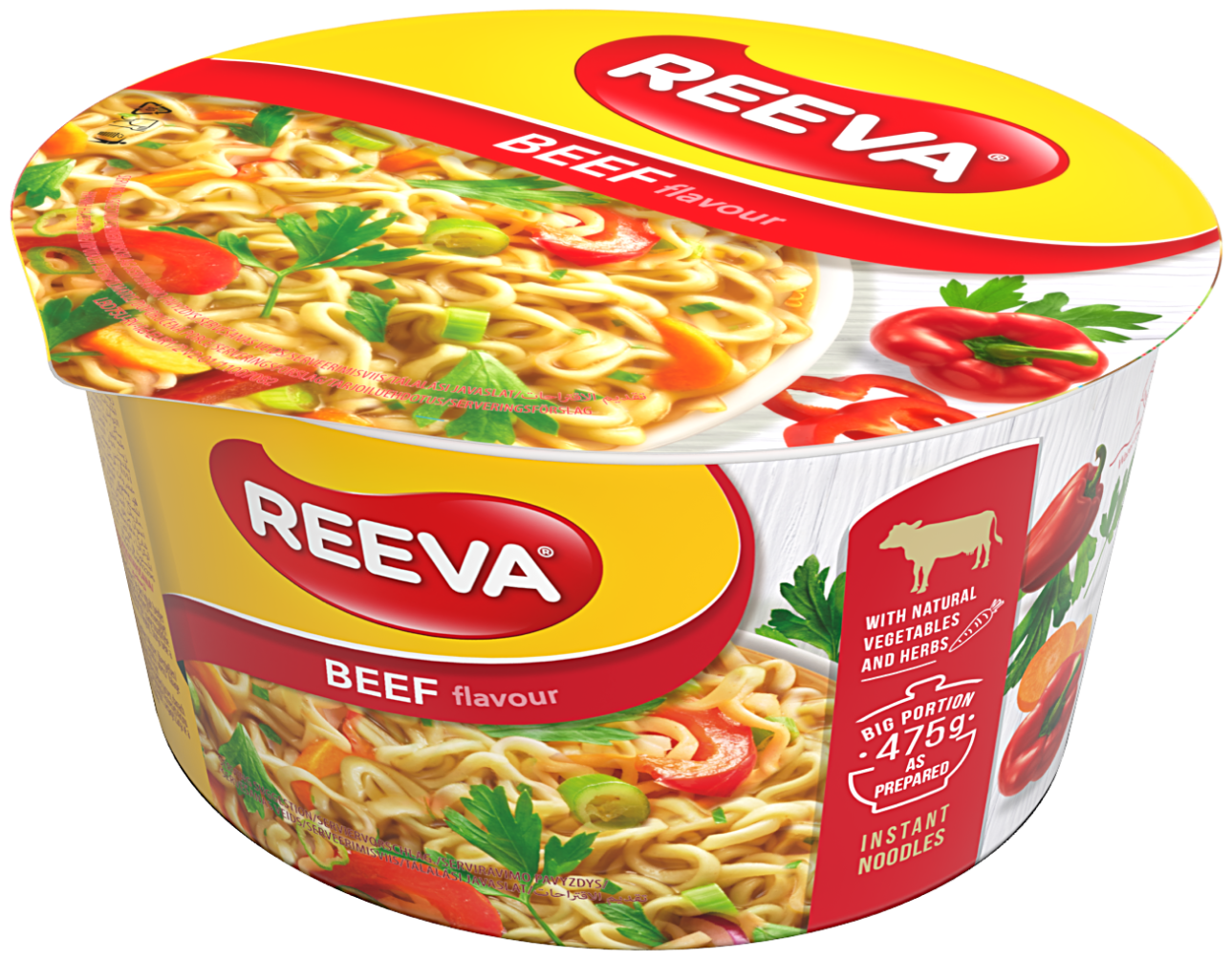 Reeva Instant Noodles Beef Bowl 75g