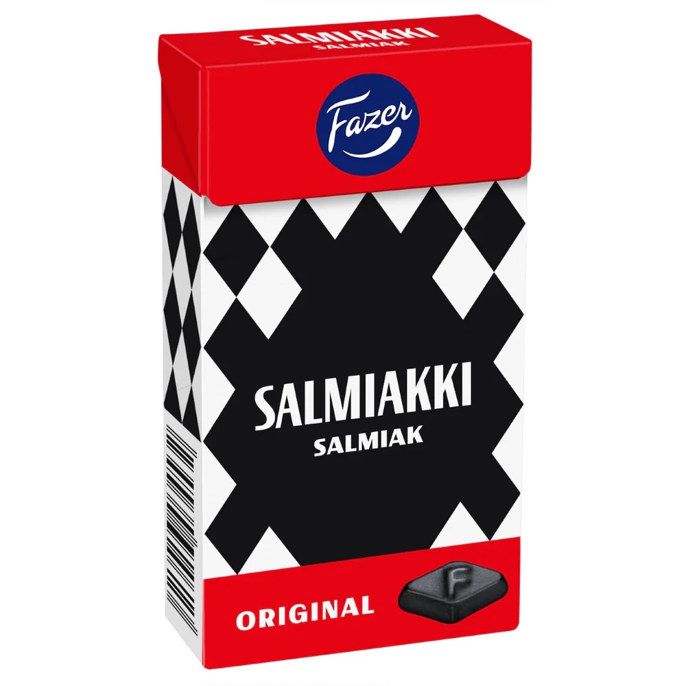 Läs mer om Fazer Salmiakki pastiller 40g