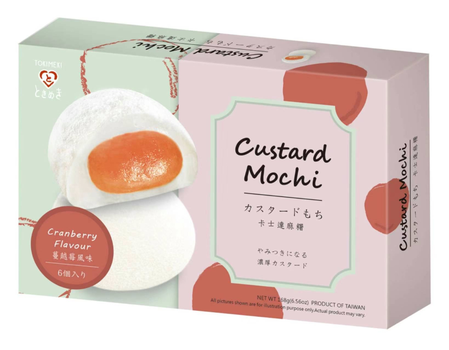 Läs mer om Tokimeki Fruity Mochi - Cranberry 168g