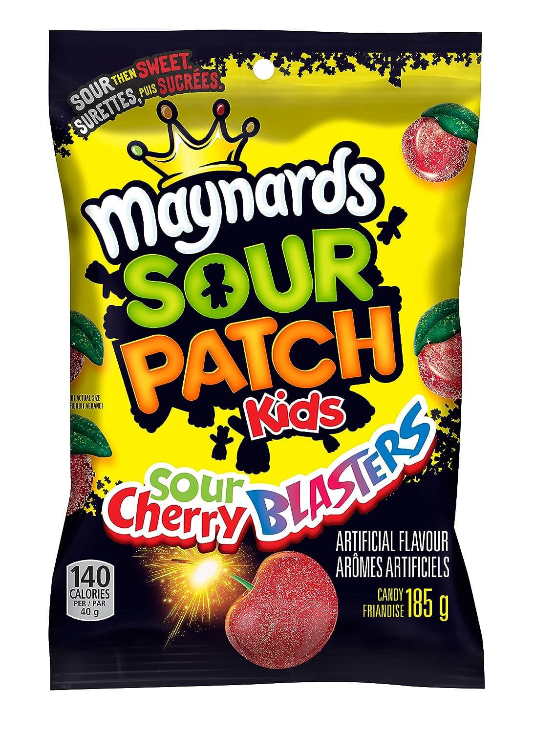 Läs mer om Sour Patch Kids Cherry Blasters 185g