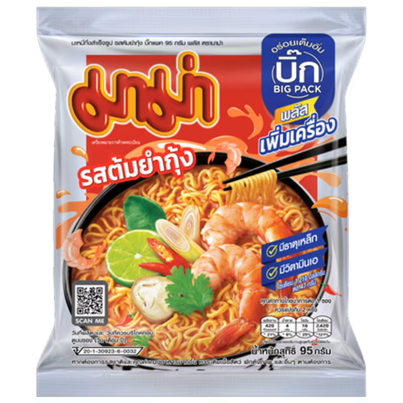 Läs mer om Mama Tom Yum Shrimp Flavour 95g