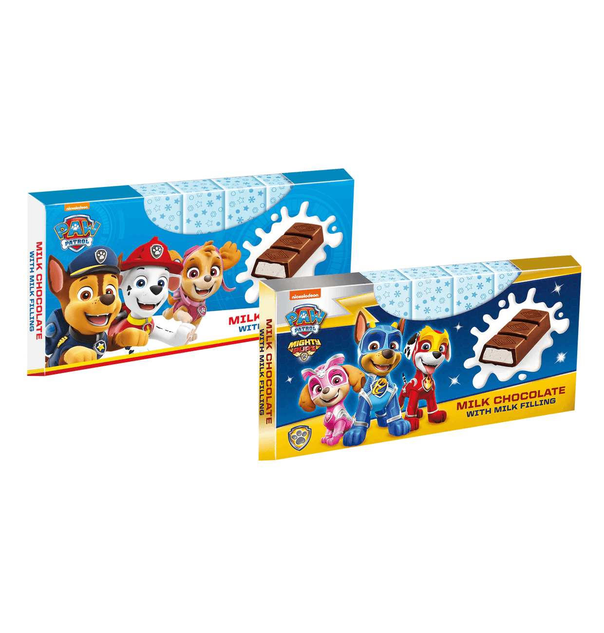 Paw Patrol Milk Chocolate with Milk Filling 100g