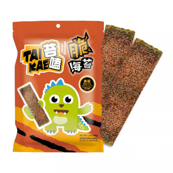 Taikae Crispy Seaweed Garlic Flavour 36g