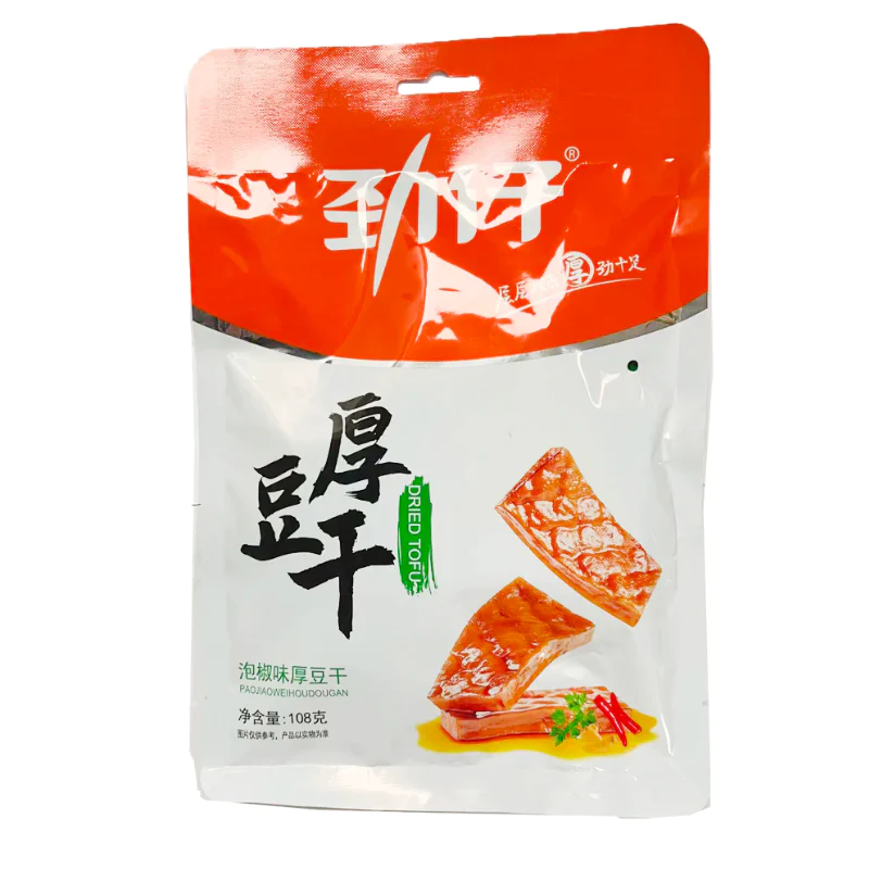 Läs mer om Jinzai Fried Tofu Pickled Pepper Flavour 108g