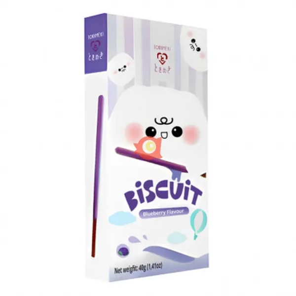 Tokimeki Biscuit Stick - Blueberry 40g