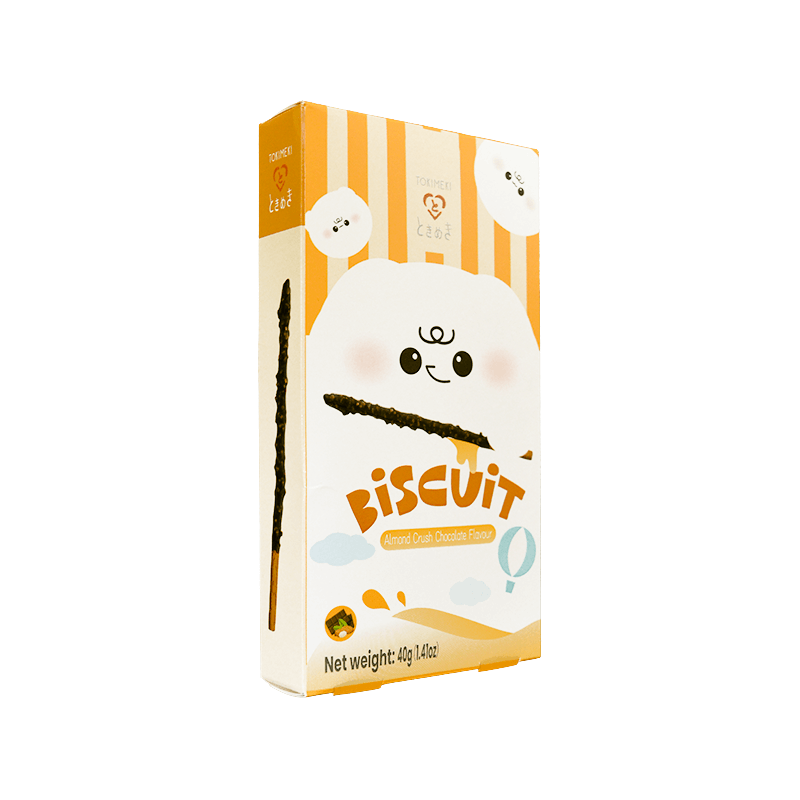 Läs mer om Tokimeki Biscuit Stick - Almond Crush Choco 40g
