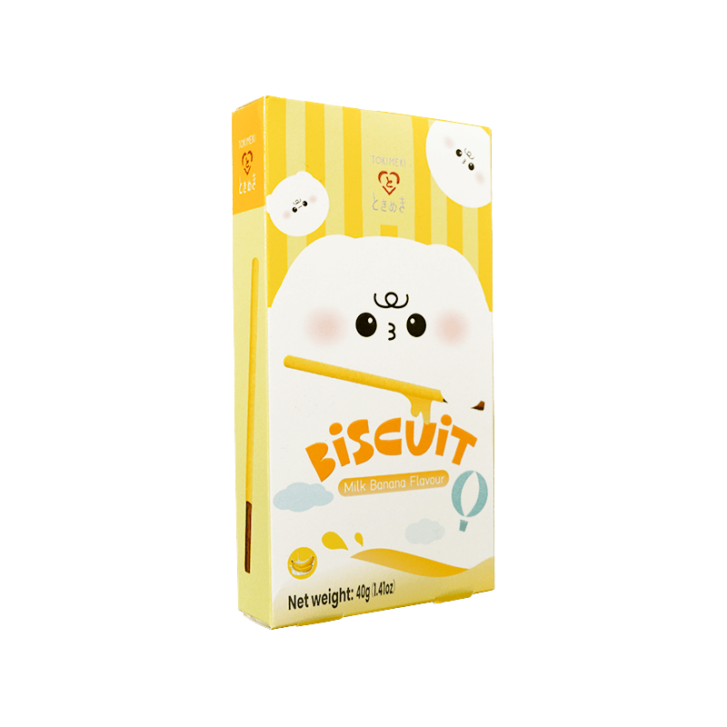 Läs mer om Tokimeki Biscuit Stick - Milk Banana 40g