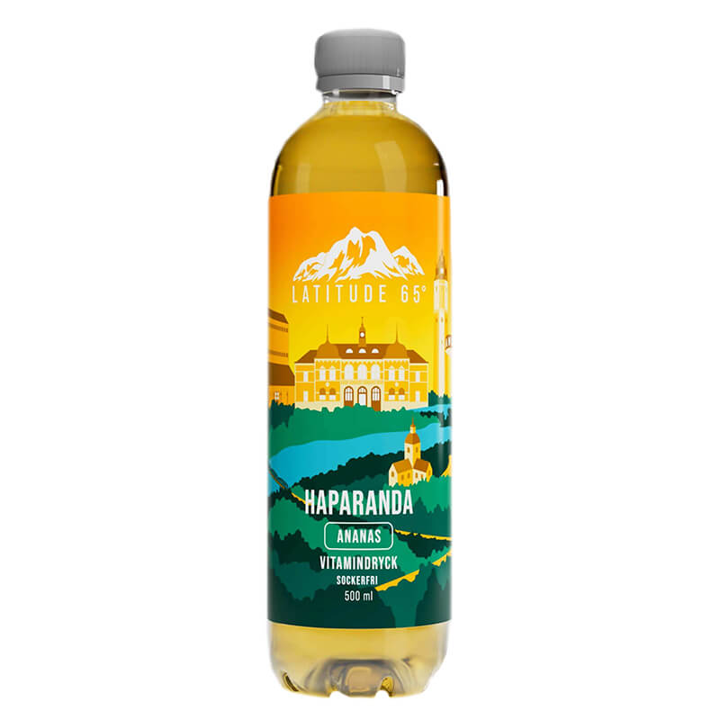 Läs mer om Latitude 65 Vitamindryck - Haparanda Ananas 50cl