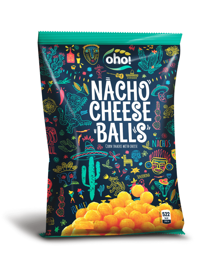 Läs mer om Oho! Nacho Cheese Balls 150g