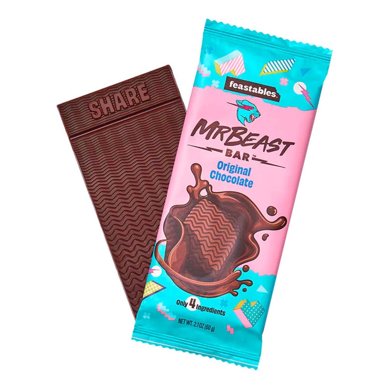 Läs mer om Mr Beast Original Chokladkaka 60g