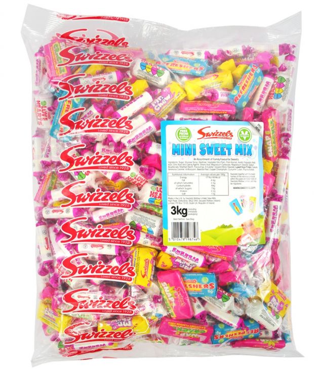 Läs mer om Swizzels Mini Sweet Mix 3kg