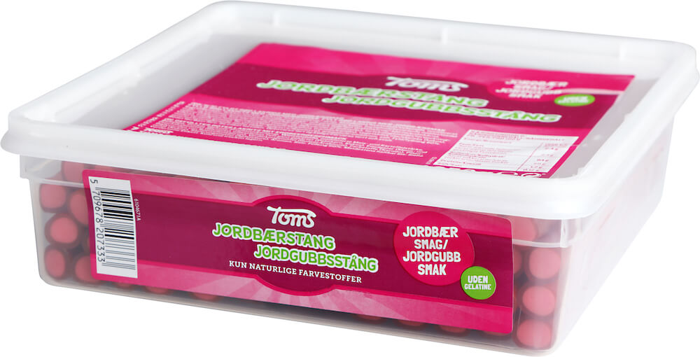 Läs mer om Toms Jordgubbsstång 50st x 25g