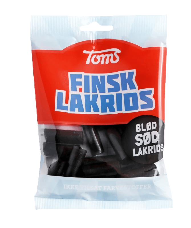 Läs mer om Toms Finsk Lakrids 130g