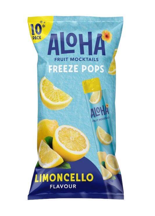 Läs mer om Aloha Mocktail Freeze Pops Limoncello 10-pack