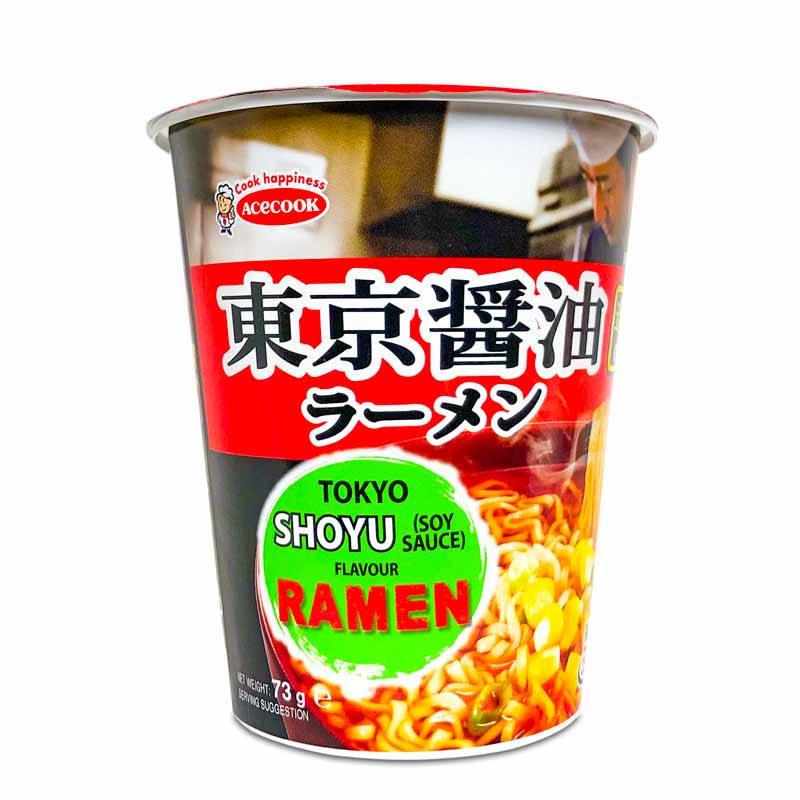 Läs mer om Acecook Instant Cup Ramen - Shoyu Flavour 73g