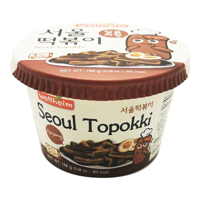 Läs mer om Seoul Tteokbokki Rice Cake Jjajang 144g