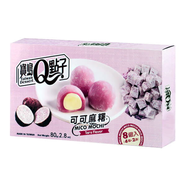 Läs mer om Taiwan Dessert - Mico Mochi Taro Flavour 80g
