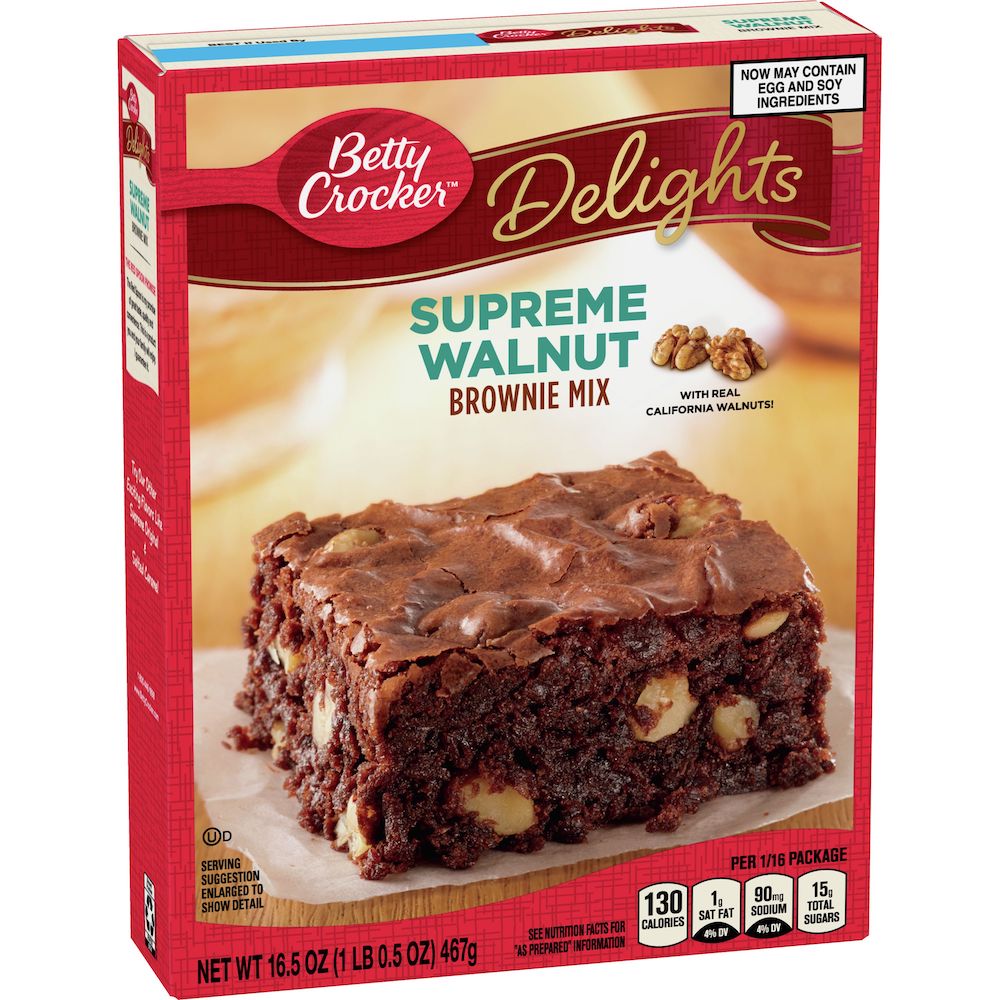 Läs mer om Betty Crocker Supreme Walnut Brownie Mix 467g