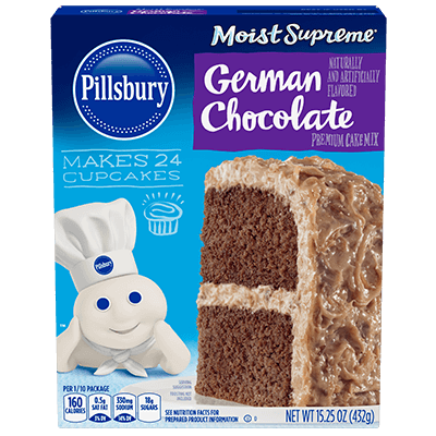 Pillsbury Moist Supreme German Chocolate Cake Mix 432g