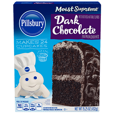Pillsbury Moist Supreme Dark Chocolate Cake Mix 432g