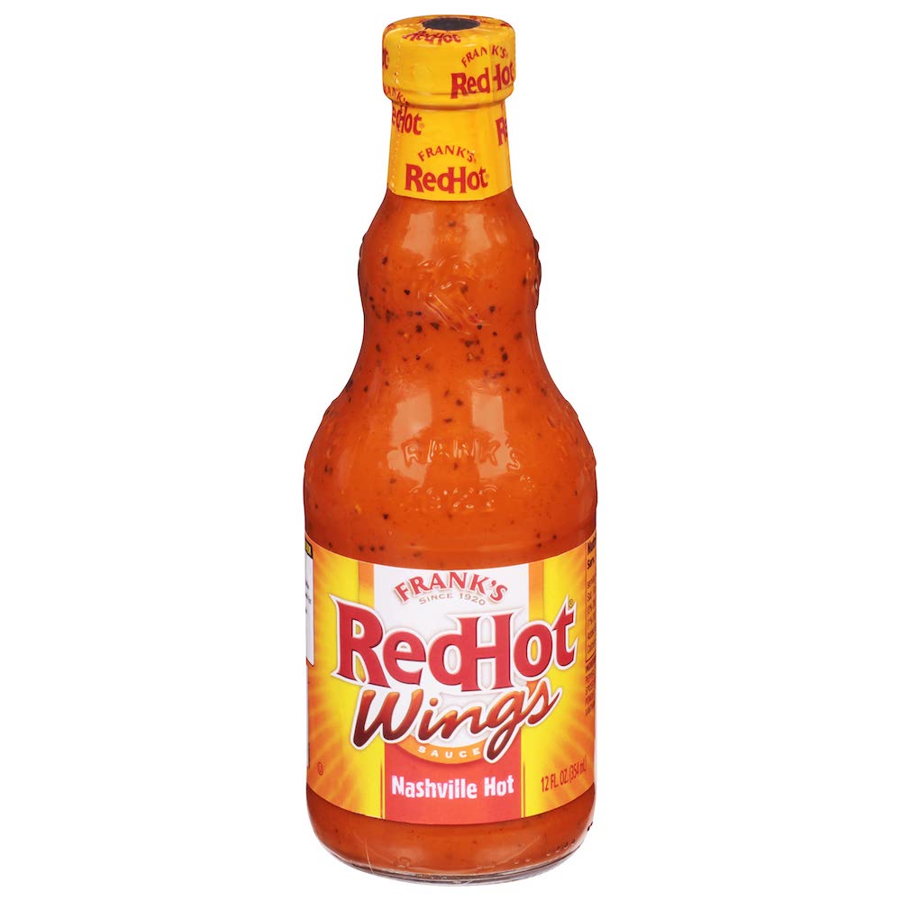 Franks Red Hot Wings Sauce Nashville Hot 355ml