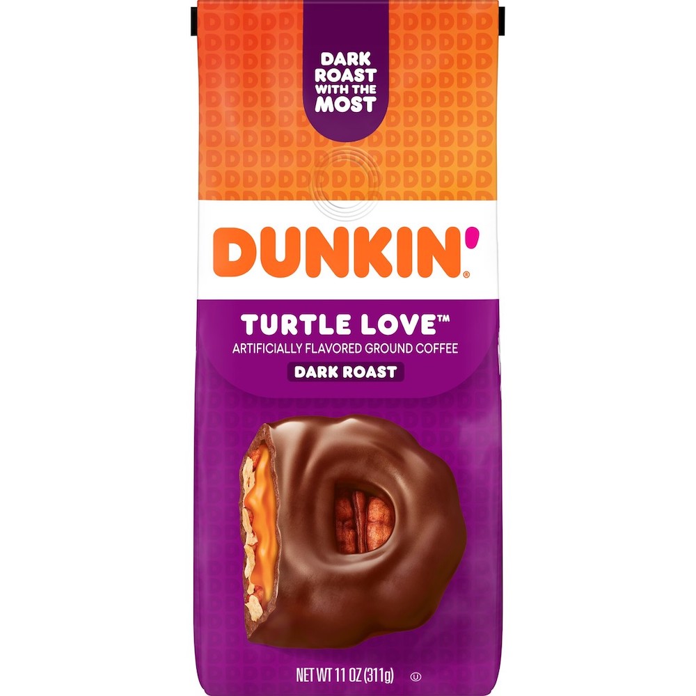 Läs mer om Dunkin Ground Coffee Turtle Love 311g