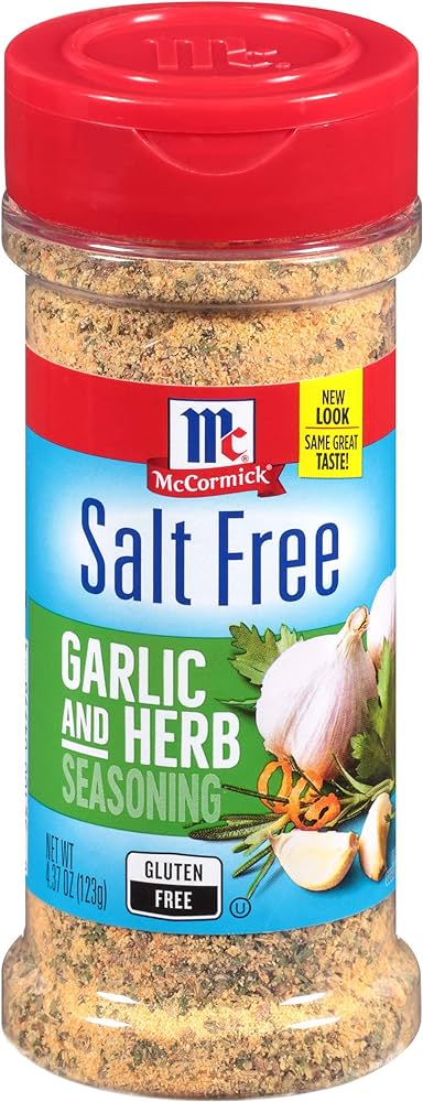McCormicks Salt Free Garlic & Herb Seasoning 124g