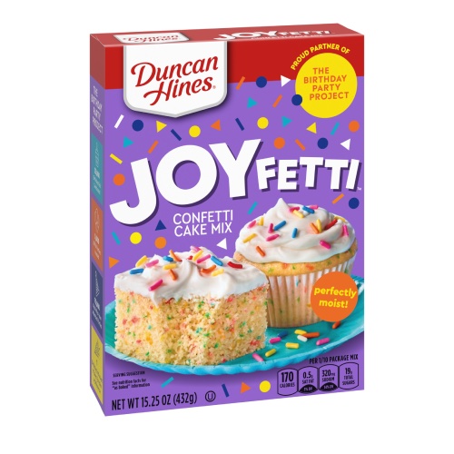 Läs mer om Duncan Hines Joyfetti Confetti Cake Mix 432g
