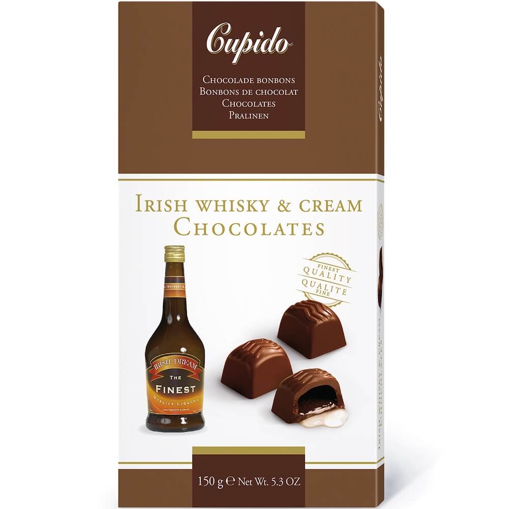 Cupido Irish Whisky & Cream Chocolates 150g